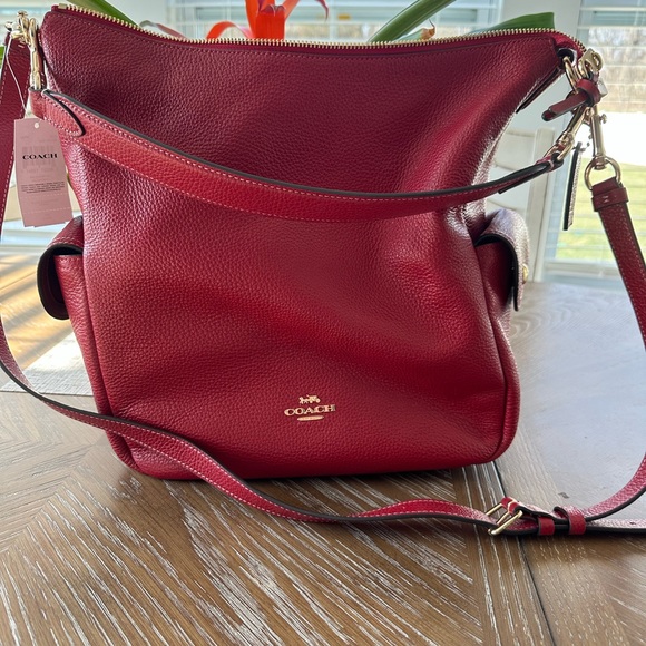 Coach Handbags - NWT COACH RED SOFT LEATHER BAG